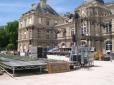  installation d'une scène pour un spectacle d'Opéra en plein air 22-juin-2003